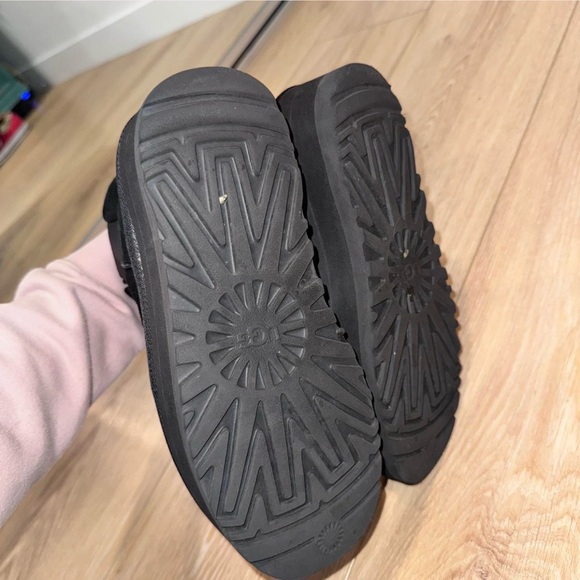 UGG Black Platform Ankle Boots - Picture 6 of 6